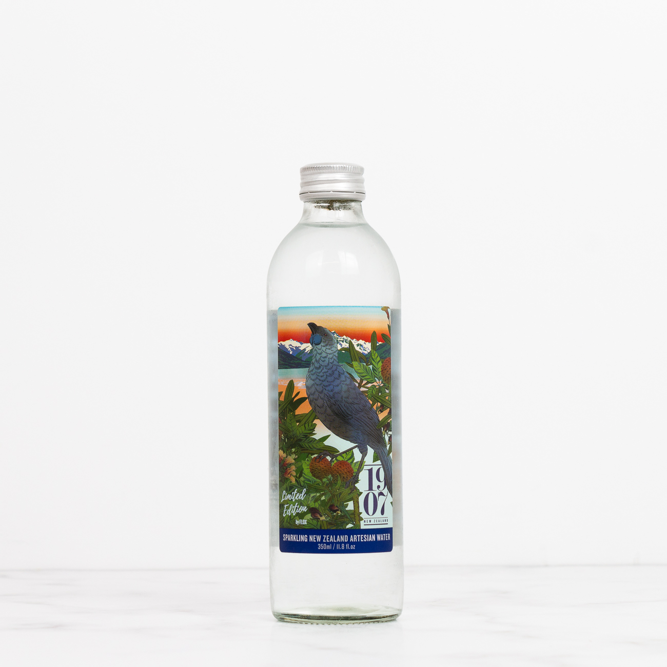 1907 x Flox Sparkling Water 350ml