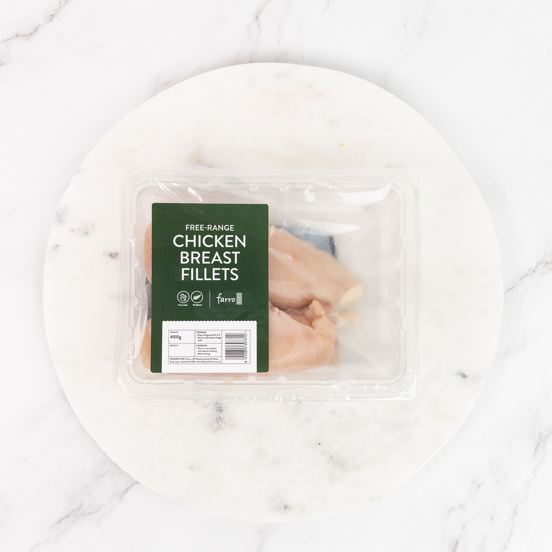 Farro Free Range Nz Chicken Breast 450g