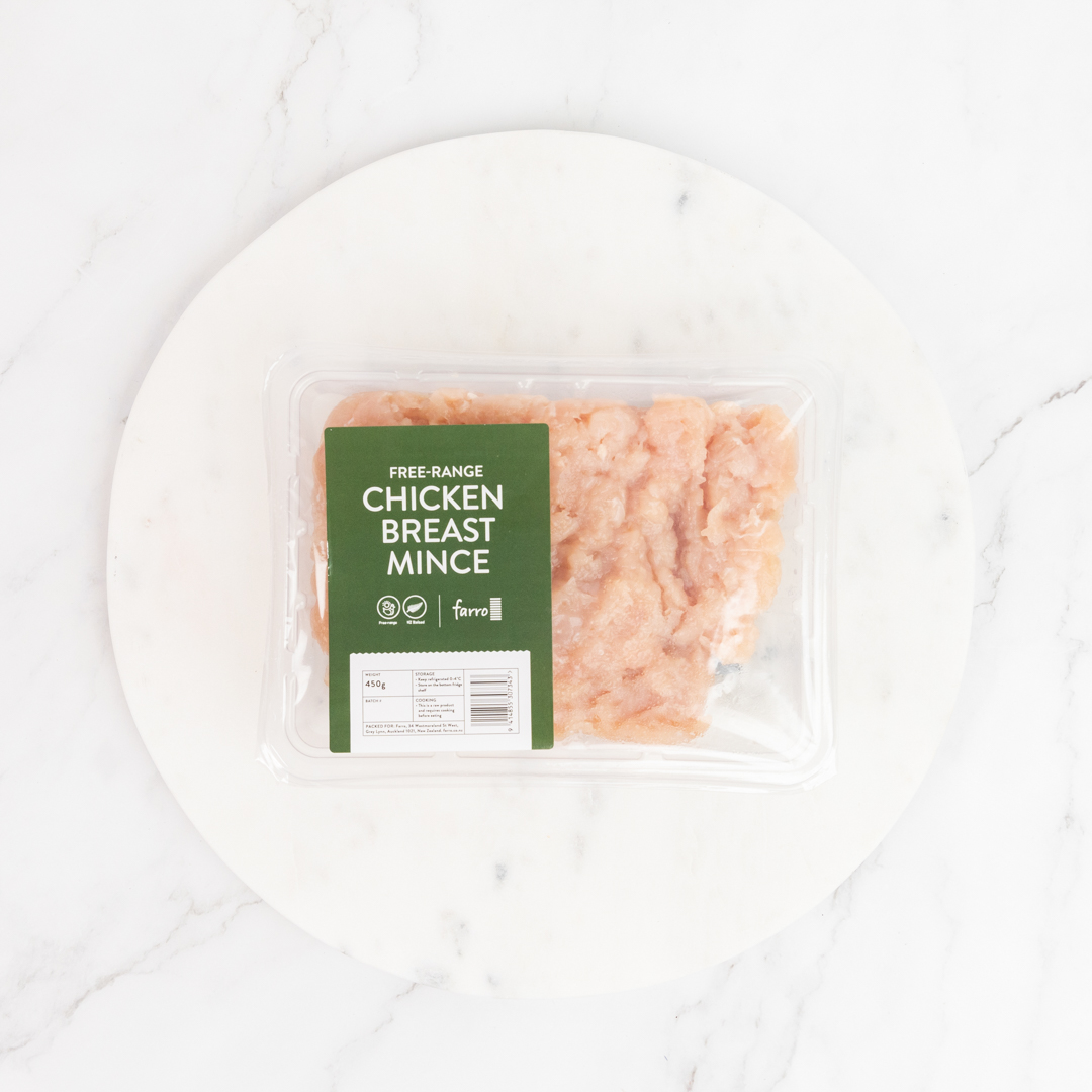 Farro Free Range Nz Chicken Breast Mince 450g