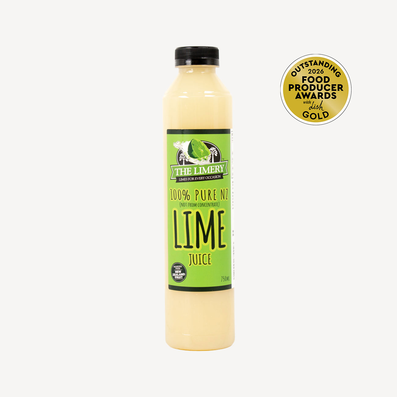 The Limery Pure Nz Lime Juice 750ml