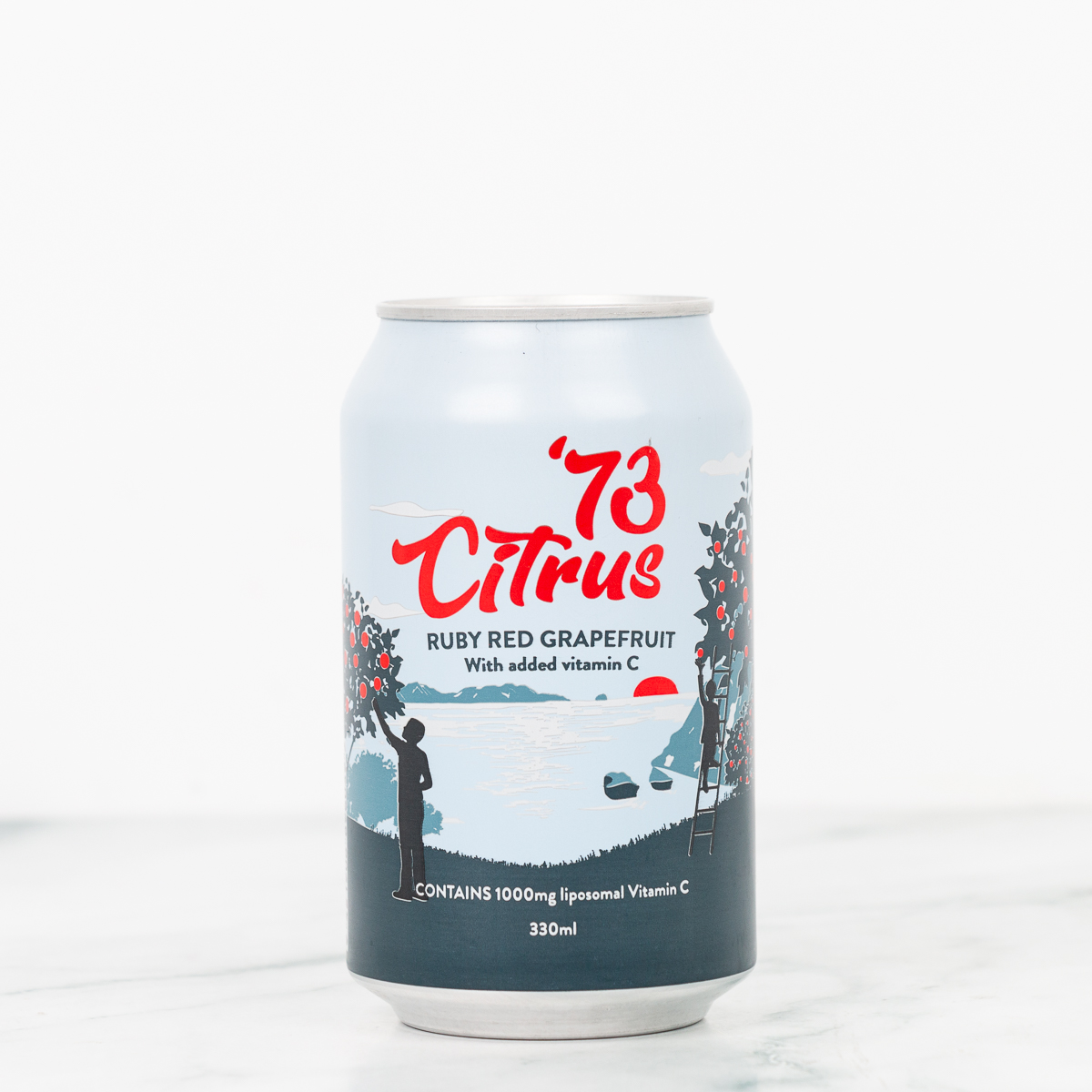 73 Citrus Ruby Red Grapefruit Sparkling Gisborne Citrus 330ml