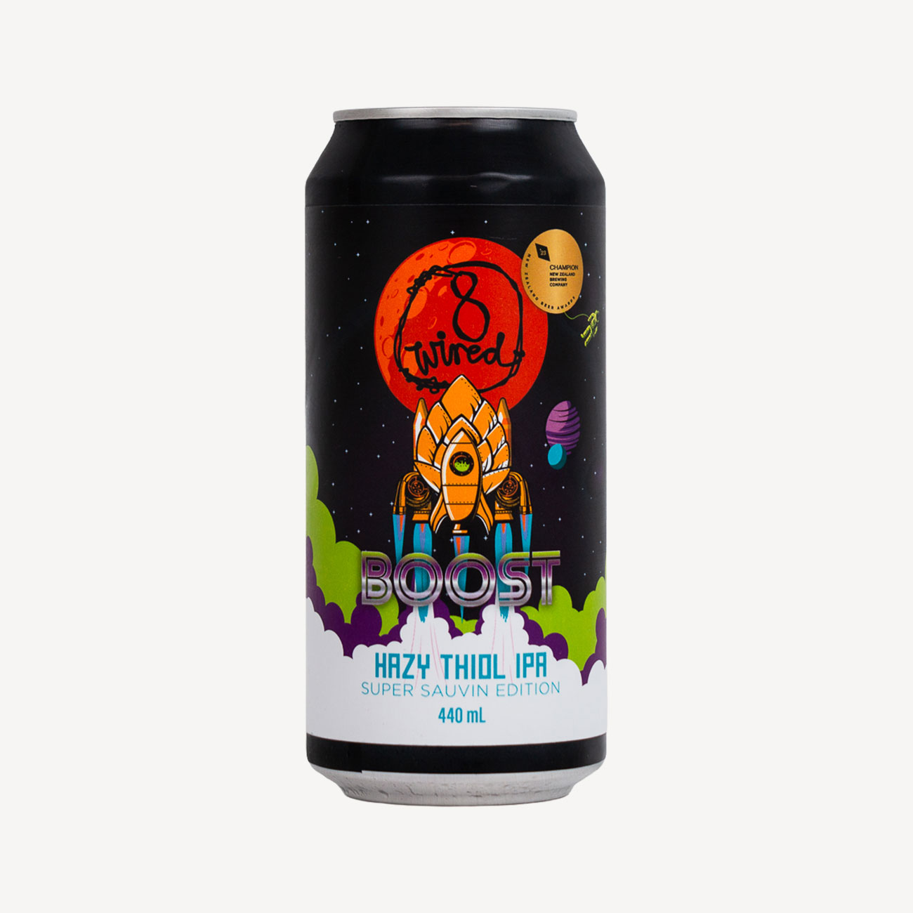 8 Wired Boost Hazy IPA 440ml