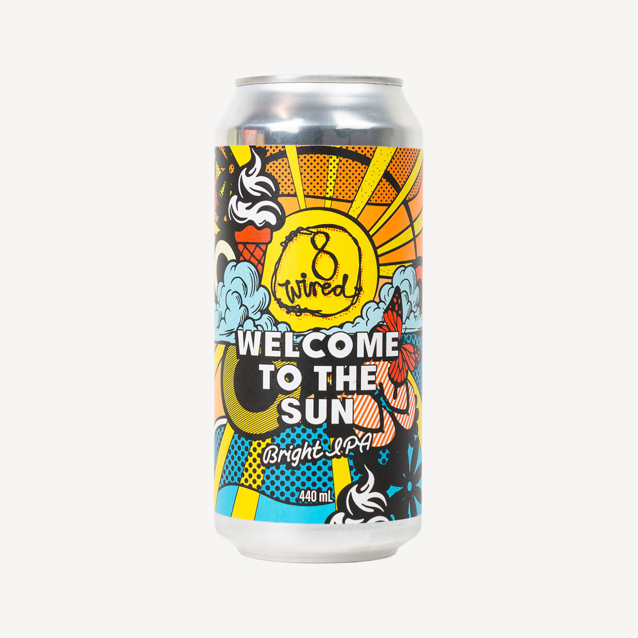 8 Wired Welcome To The Sun Bright Ipa 400ml